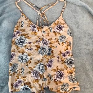 American Eagle Camisole Style Floral Top